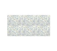 Pimpernel - Juego de 6 salvamenteles, diseño Floral, Color Azul