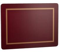 Pimpernel Manteles Individuales Brunch Classic Borgoña - Set de 6