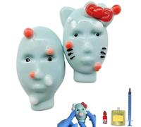 Pimple Popper Toy,Pimple Popping Toy,Zit Popping Toy, Popping Fidget with Filler Tools, Novelty Stress Relief Popper, Reusable & Self-Filling, Weird Alien Pimple Popping (2PCS)