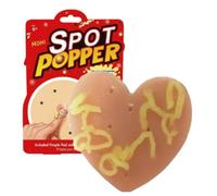 Pimple Popper Toy, Squeeze Toy, Sensory Squeezing Tool Heart Shape, Portable Pinching Fidget Artifact, Small Stress Gadget for Kids Adults Home Decor, 3,54 x 3,15 x 0,79 pulgadas