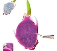 Pimple Popping Toy, Soft Silicone Reusable Model Dragon Fruit Design Skin Picking Fidget Toy, Simulated Pitaya Sensory Stress Decrease Gadget Office Home Fun Gift for Adults