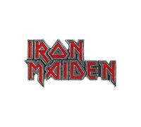 Pin Alchemy Rocks Iron Maiden Logo (Rojo)