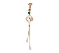 Pin artístico de metal en relieve floral con cierre seguro, accesorio tradicional para las cuatro estaciones, joyería cultural, aleación Cheongsam, talla única, como se describe