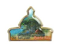 Pin coleccionable para mochila, bufanda, hecho de metal de la clase Jeweler - Spartan and the Green Egg Explorer Pin Series - Norteamérica, 3,17 cm, Antiguo San Juan, Sin gemas.