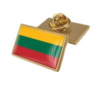 Pin Con La Bandera De Lituania Insignia De Solapa Patriótica Con Bandera De Cristal Impresa Pins Con La Bandera Nacional Ondeando Broche De Regalo Para Hombres Y Mujeres