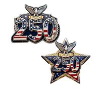 Pin conmemorativo del 250 aniversario de Estados Unidos, pin de solapa acrílico de cumpleaños de Estados Unidos, broche de patriota histórico 1776-2026, 4.5 x 3.5 cm, Plástico