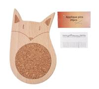 Pin Cushion | Wooden Cute Sewing Pin Holder | Knitting Accessories for Home Bed Work Mending Embroidery Stitching Thread Clothing Making