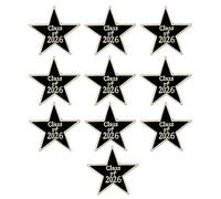 Pin de aleación de graduación 2026, elegante insignia académica de 25 mm para graduados, pin brillante, talla única, como se describe