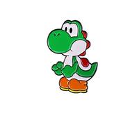 Pin de anime Super Mari, pines de metal Yoshi de dibujos animados para niñas, mujeres y hombres, Sin gemas.