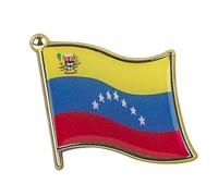 Pin de bandera coleccionable para mochila, bufanda, hecho de metal de clase joyero, serie de pines Spartan and the Green Egg Explorer - América del Sur, 3/4", Metal de clase joyero, No es una piedra