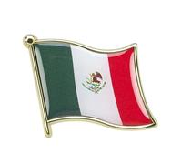 Pin de bandera coleccionable para mochila, bufanda, hecho de metal de clase joyero, serie de pines Spartan and the Green Egg Explorer - América del Norte, 3/4", Metal de clase joyero, Sin piedra