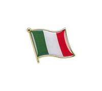 Pin de bandera coleccionable para mochila, bufanda, hecho de metal de clase joyero, serie Spartan and the Green Egg Explorer, Europa, 3/4", Metal de clase joyero, Sin piedra preciosa