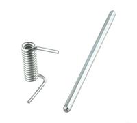 Pin de bisagra de repuesto y para juego de resorte de torsión para BOLENS 747-0710A y 732-1014C con construcción de metal para un uso duradero