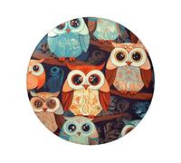 Pin de botón de búho de anime, 1 unidad, insignias redondas de 2.4 pulgadas, kit de botones personalizados para fotos, suministros de manualidades, proyectos de fiesta de bricolaje, talla única, No es