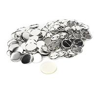 Pin de botón de insignia de 100 piezas, kit de pin de bricolaje en blanco de 44mm Kit de insignias de pin de botón redondo de medalla para regalos de recuerdos de artesanía