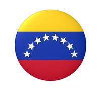 Pin de botón de la bandera de Venezuela, 1 unidad, insignias redondas de 2.4 pulgadas, kit de botones personalizados para fotos, suministros de manualidades, proyectos de fiesta de bricolaje, talla