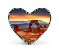 Pin de botón del Parque Nacional Arches Diseña tu propio pin personalizado Insignia de botón linda Insignia de corazón exquisita Broche de moda Pines de solapa decorativos de metal para sombrero Ropa