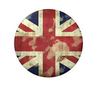 Pin de botón vintage con la bandera británica de Reino Unido, 1 unidad, insignias redondas de 2.4 pulgadas, kit de botones personalizados para fotos, suministros de manualidades, proyectos de fiesta