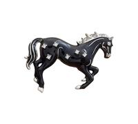 Pin de caballo galopante con símbolo de coraje, elegante broche de animal, accesorio de moda, materiales resistentes, insignia elegante, talla única, como se describe