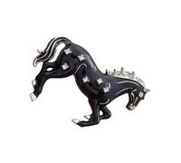 Pin de caballo galopante con símbolo de coraje, elegante broche de animal, accesorio de moda, materiales resistentes, insignia clásica de caballo, talla única, como se describe