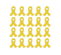 Pin de cinta roja con diseño creativo de gota de aceite, símbolo llamativo de amor y apoyo, 1 Pcs, Metal