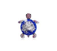 Pin de cristal esmaltado con forma de tortuga: accesorios elegantes for hombres y mujeres(Color1)