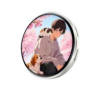 Pin de digital, pantalla táctil HD IPS de 1.7 pulgadas, insignias electrónicas, visualización de videos/fotos a través de, batería de 30 horas, regalos de concierto de cosplay para