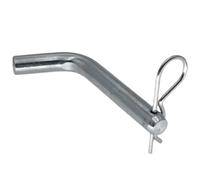 Pin de enganche 5/8, pin de enganche receptor,Pin de remolque de zinc pesado - Rercor de bloqueo tipo R, clips de enganche de remolque de alta resistencia, gancho de enganche reutilizable para