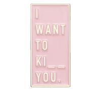 Pin de esmalte: Bebé, Disfrútalo, Odio a la gente, Klein, Metal no precioso