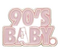 Pin de esmalte: Bebé, Disfrútalo, Odio a la gente, Klein, Metal no precioso