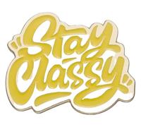 Pin de esmalte: Bebé, Disfrútalo, Odio a la gente, Klein, Metal no precioso