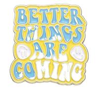 Pin de esmalte: Bebé, Disfrútalo, Odio a la gente, Klein, Metal no precioso