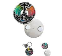 Pin de Esmalte con Forma de Rueda de Colores de 20 Tonos, 2026. Los nuevos Pines de Solapa con Forma de Rueda de Colores alivian el estrés e identifican rápidamente Las relaciones tonales.(A)