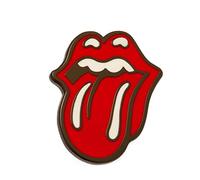 Pin de esmalte de The Rolling Stones (diseño de labios) 11 cm x 7 cm - Producto oficial, talla única, Esmalte, metal, plata, Sin piedras preciosas