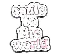 Pin de esmalte feliz: Ámate a ti mismo, eres digno de broche insignia, Klein, Metal no precioso