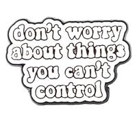 Pin de esmalte feliz: Ámate a ti mismo, eres digno de broche insignia, Klein, Metal no precioso