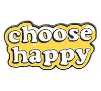 Pin de esmalte feliz: Ámate a ti mismo, eres digno de broche insignia, Klein, Metal no precioso