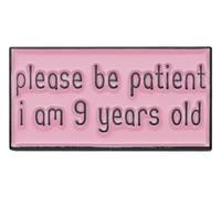 Pin de esmalte personalizado: Mi nombre es problemático - Pin de solapa divertido, Klein, Metal no precioso