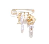 Pin de estrella de mar con elemento marino de coral, ramillete para pantalones de vestir, diseño de cola de sirena, broche de elemento oceánico