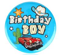 Pin de Feliz Cumpleaños, Insignia de Hojalata con Diseño Dibujos Animados para Niño Niña Broche Creativo Dibujos Animados Accesorio Disfraz para Fiesta Cumpleaños (Estilo B)