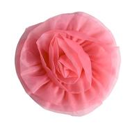 Pin de flor 3D realista Broche de poliéster realista Decoraciones de ropa para elevar las declaraciones de y decoraciones de flores de boda estéticas para hogar