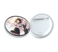 Pin de insignia digital | 4,7 cm HD pantalla táctil broche electrónico decoración | alfileres de anime | Para mochilas, Navidad, espectáculo personal, transferencia de fotos y GIF para fans, Siehe