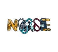 Pin de letra de enfermera, dije de broche inicial, clip de del alfabeto, función segura decorativa, de estilo de ropa, artículo de agradecimiento para atención médica, elegante diseño de