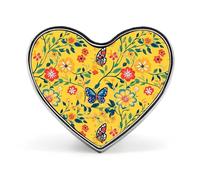 Pin de mariposa y flores coloridas en forma de corazón, lindo broche, insignia, sombrero, accesorios de ropa, regalos para bodas y fiestas para mujeres y hombres.