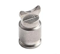 Pin de metal con eje de flor de cáñamo para Antares DC, para METANIUM para MGL, para CURADO, para SCORPION, para BANTAM, para carretes de pesca EXSENCE, plateado (pin de media luna)
