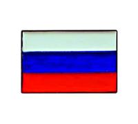 Pin de Metal esmaltado, Insignia Broche Bandera de Rusia (Rusia)