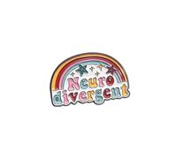 Pin de metal resistente con diseño de chiles arcoíris juguetón, accesorio elegante para trajes de uso diario, personalidad única, talla única, como se describe