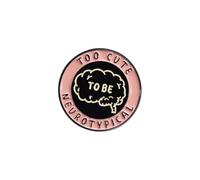 Pin de metal resistente con diseño de chiles arcoíris juguetón, accesorio elegante para trajes de uso diario, personalidad única, talla única, como se describe