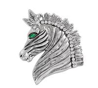 Pin de metal resistente con diseño de zodiaco simbólico para todo el año, estilo festivo, versátil y decorativo, talla única, como se describe