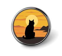 Pin de mochila con forma de gato, bonito broche decorativo, broches para mujer, hombre, solapa, para trajes, botones de moda, para sombreros, mochilas, bolsos, chaquetas, camisas, solapas de traje c